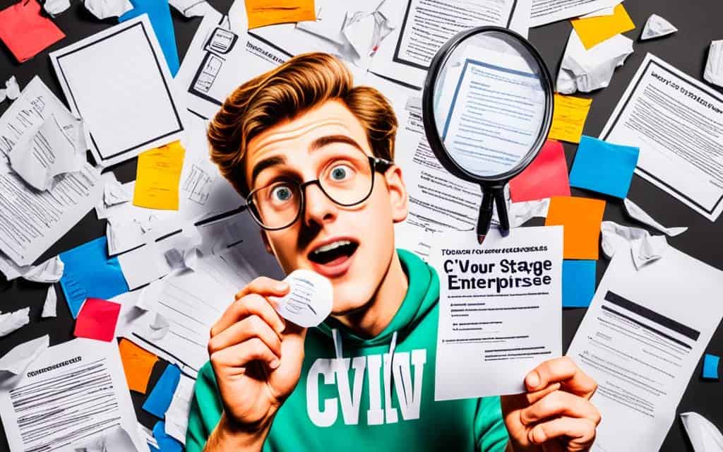 CV pour stage en entreprise