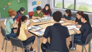 Rôles en équipe pour collégiens