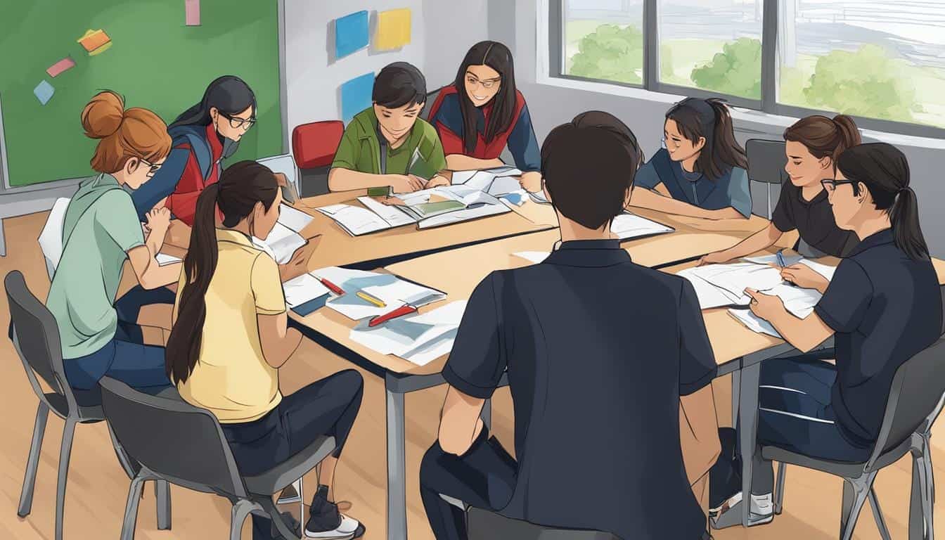 Rôles en équipe pour collégiens