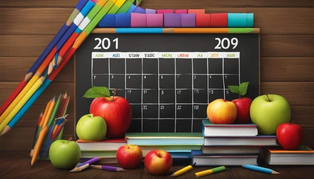 calendrier scolaire