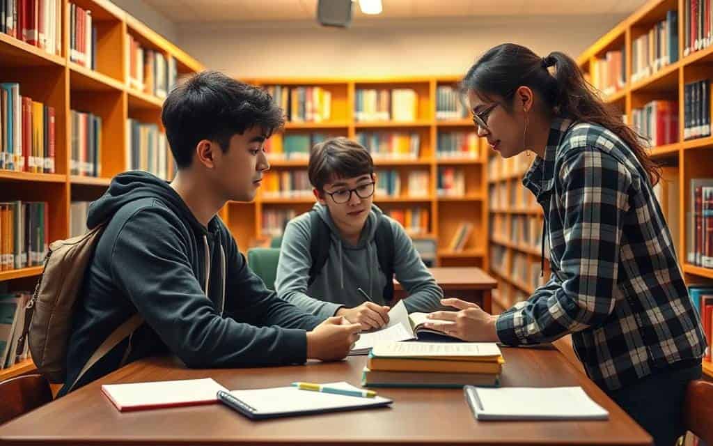 aide aux devoirs en bibliothèque