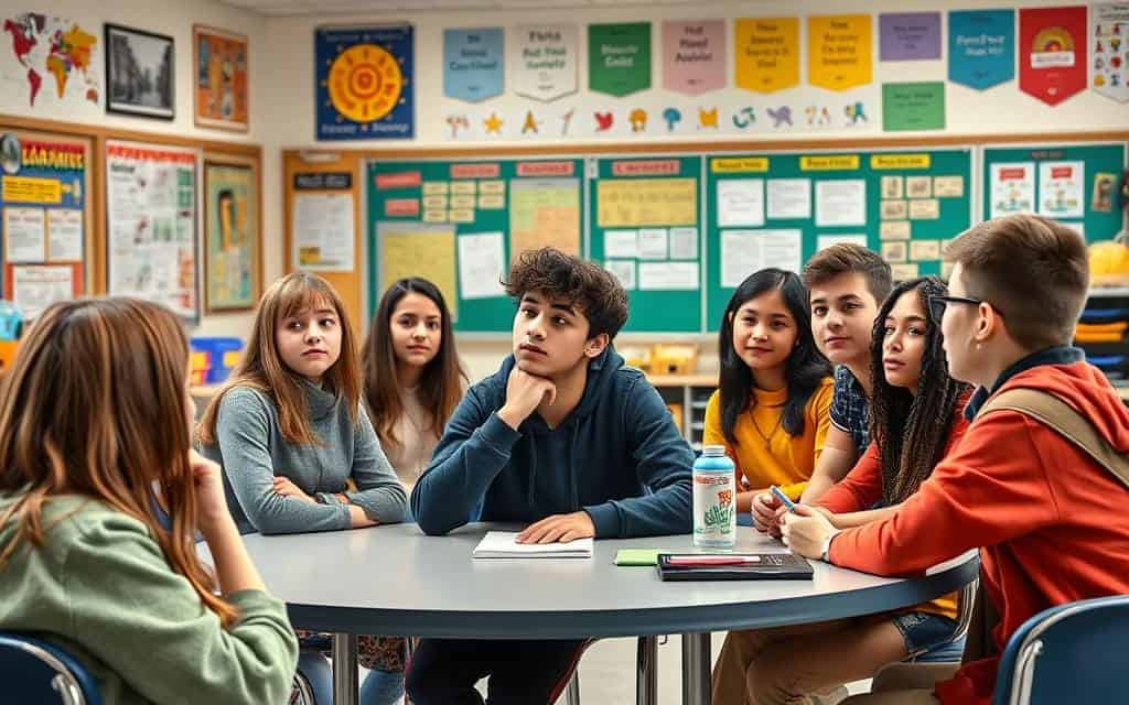 délégué de classe écoute élèves