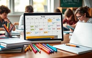 Emploi du temps d’étude