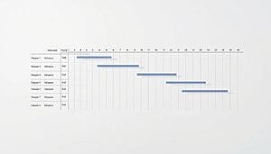 diagramme de gantt