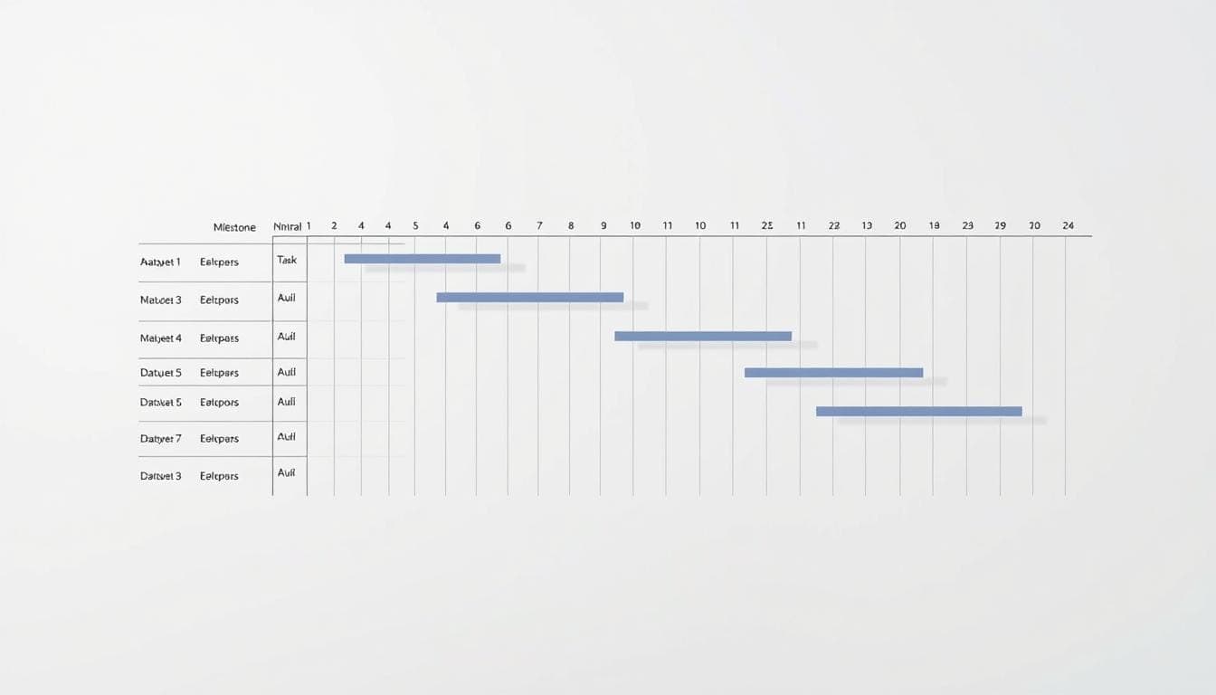 diagramme de gantt