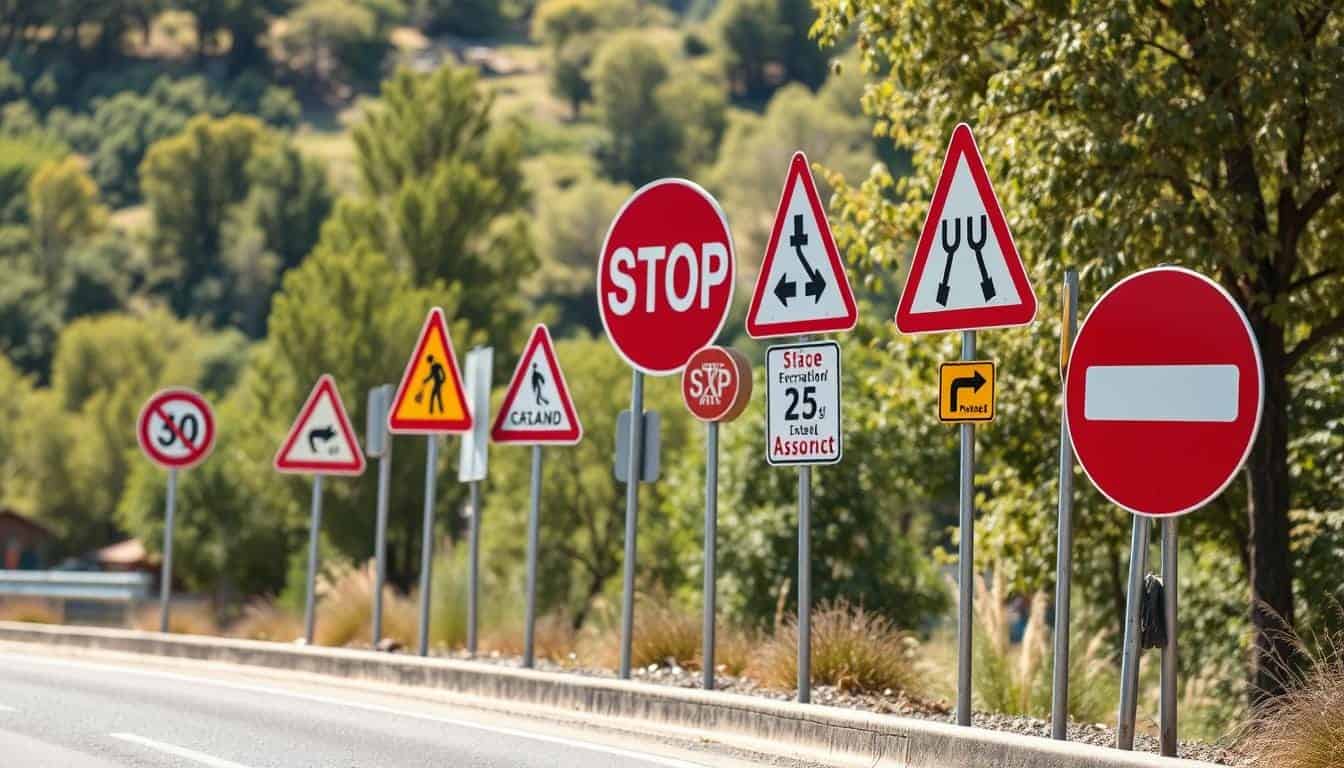 panneau de signalisation routière