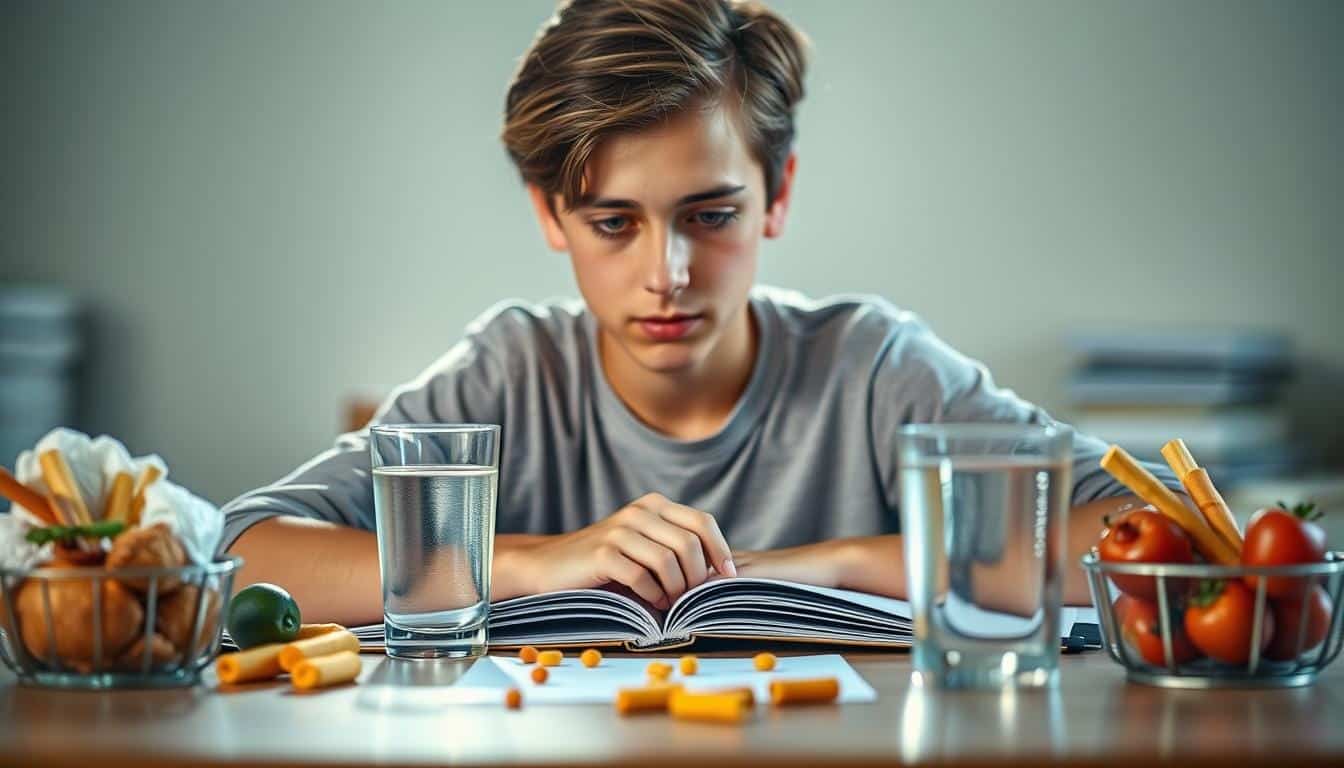alimentation avant examen