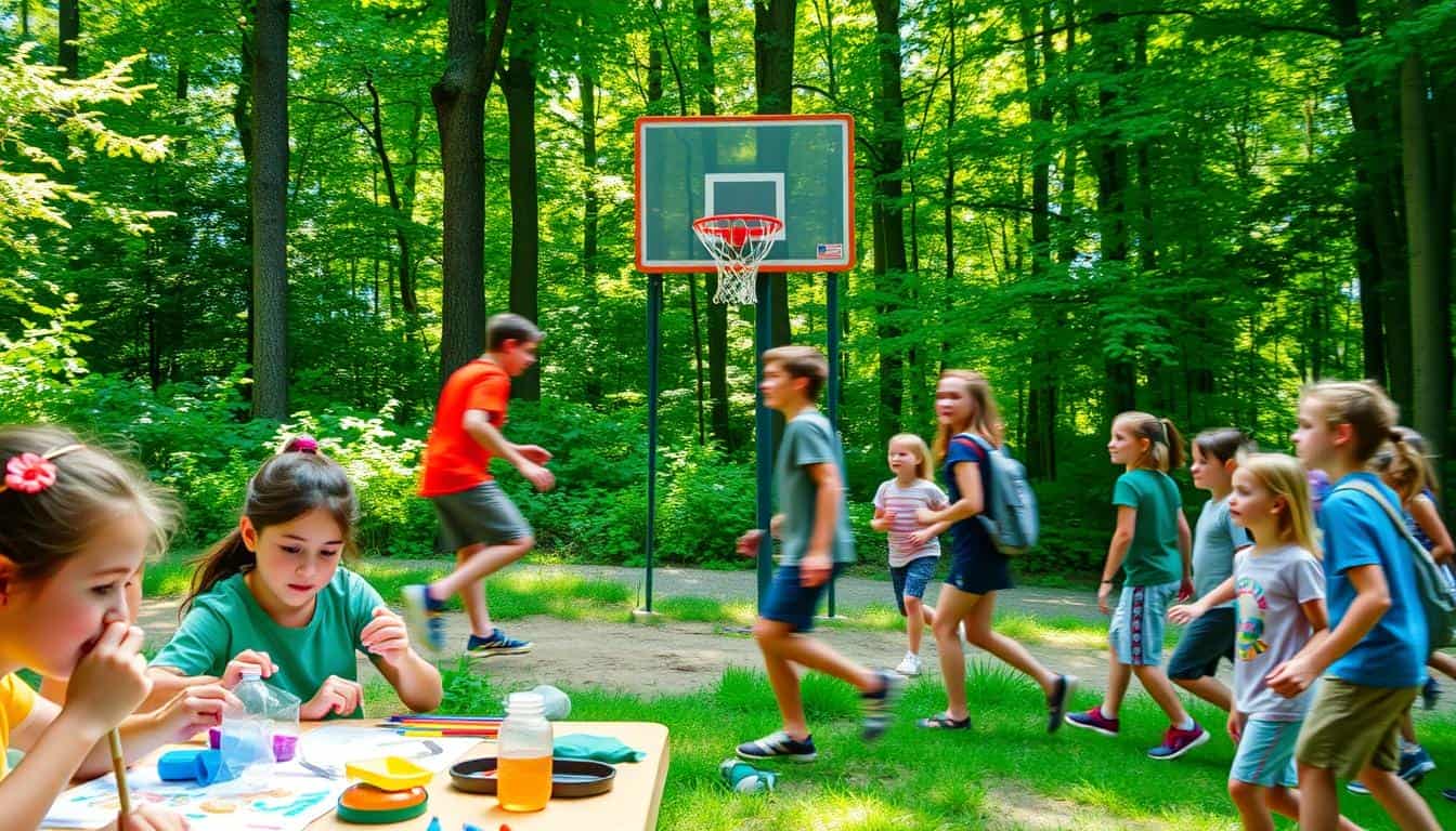 activités en colonie de vacances