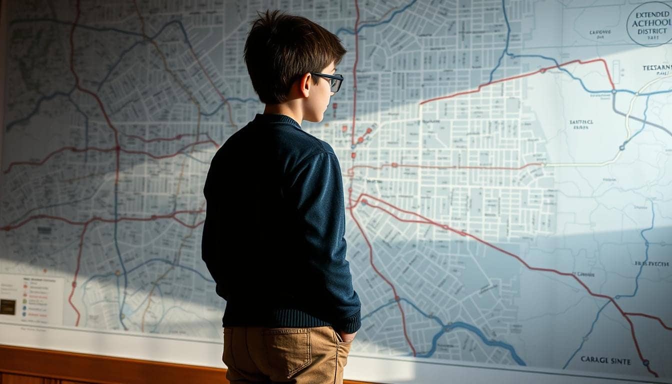 carte scolaire étendue