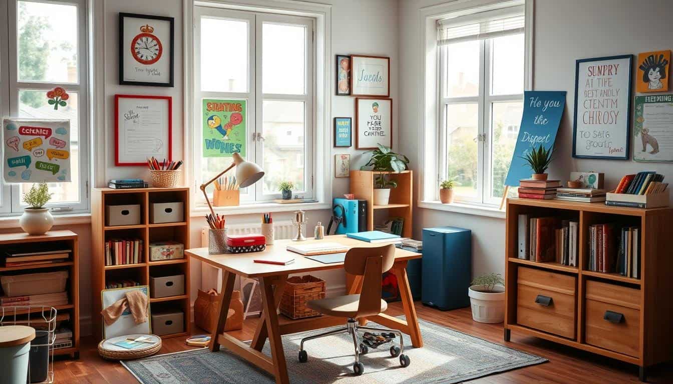 création espace travail enfant