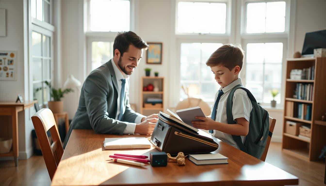 rentrée scolaire en garde alternée