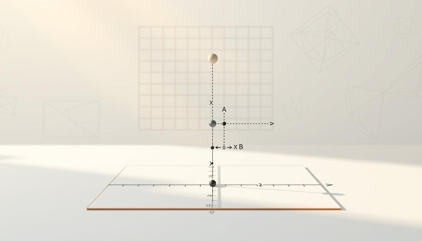 coordonnées projeté orthogonal