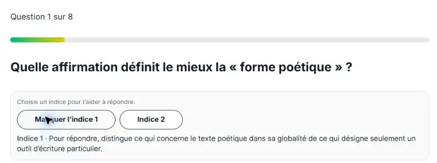 Une question Stewdy sur les formes poétiques propose un indice